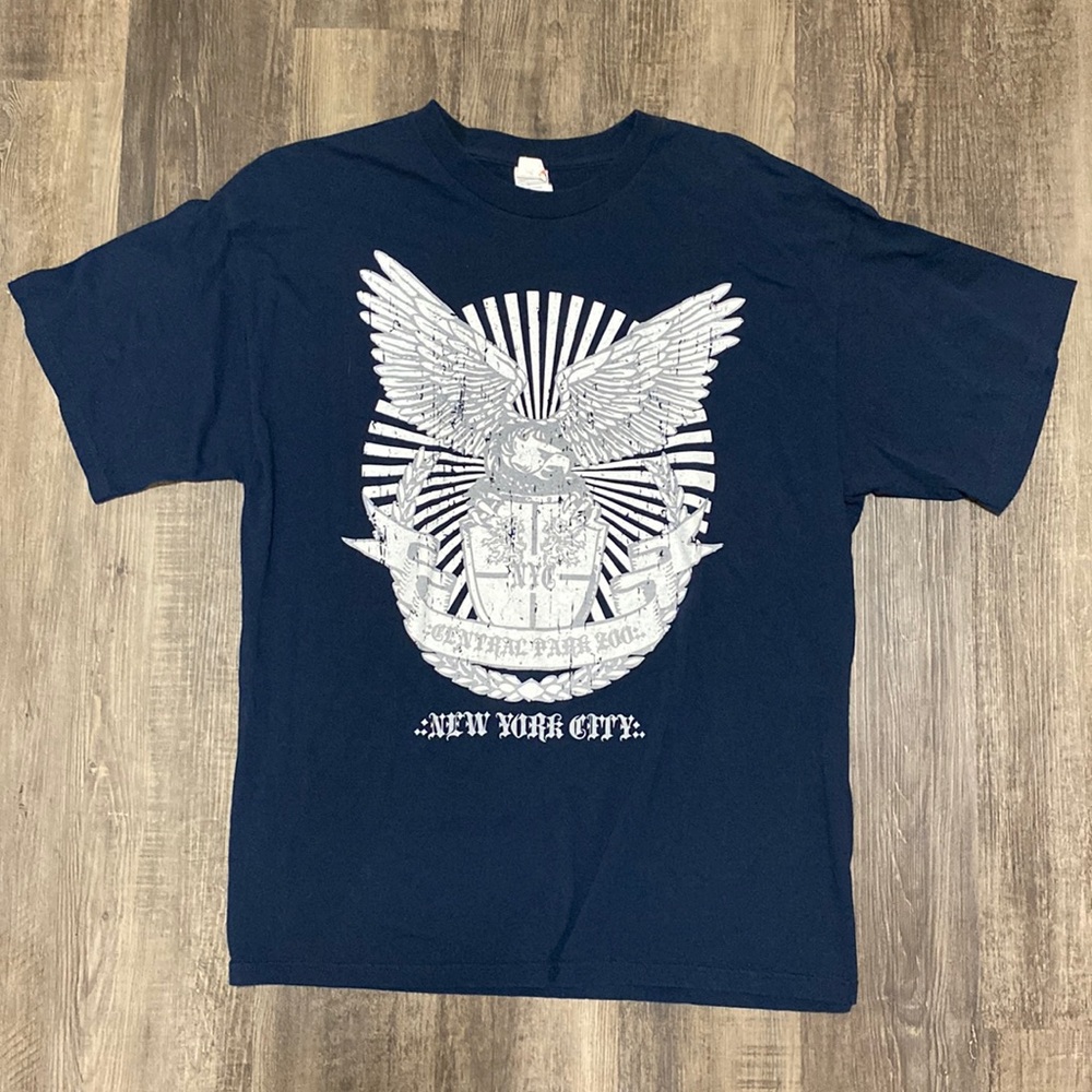 Y2K affliction style New York City shirt